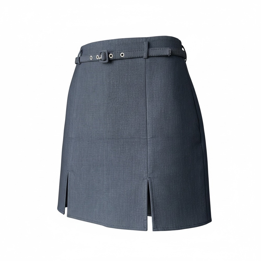Zara Denim Blue Mini Skort